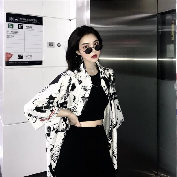 mazefeng spring autum women print shirt female blouse long sleeve casual turn-down collar loose style vintage blouses women's & shirts, White
mazefeng spring autum women print shirt female blouse long sleeve casual turn-down collar loose style vintage blouses women's & shirts, White