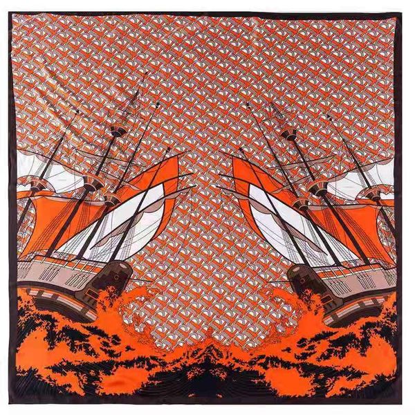 scarves fashion women twill silk scarf 130*130cm big square sailboat kerchief for ladies shawls echarpe, Blue;gray
scarves fashion women twill silk scarf 130*130cm big square sailboat kerchief for ladies shawls echarpe, Blue;gray