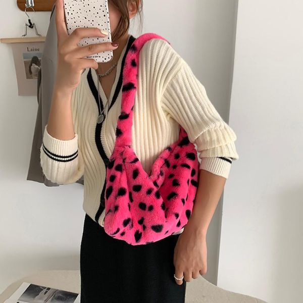 evening bags retro women leopard spot print shoulder bag female soft plush underarm 2021 winter furry fluffy handbag and purses
evening bags retro women leopard spot print shoulder bag female soft plush underarm 2021 winter furry fluffy handbag and purses