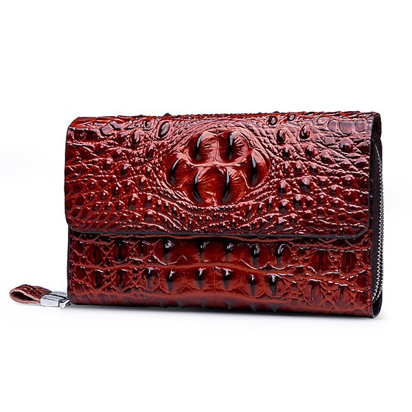 designer wallet men genuine leather crocodile pattern day clutch bag large-capacity business wallet multi-card handbag men card, Red;black
designer wallet men genuine leather crocodile pattern day clutch bag large-capacity business wallet multi-card handbag men card, Red;black
