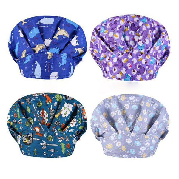 breathable sweat-absorbent nurse scrub dust cap cartoon floral printing frosted puffy hat health workers puffy hats, Blue;gray
breathable sweat-absorbent nurse scrub dust cap cartoon floral printing frosted puffy hat health workers puffy hats, Blue;gray