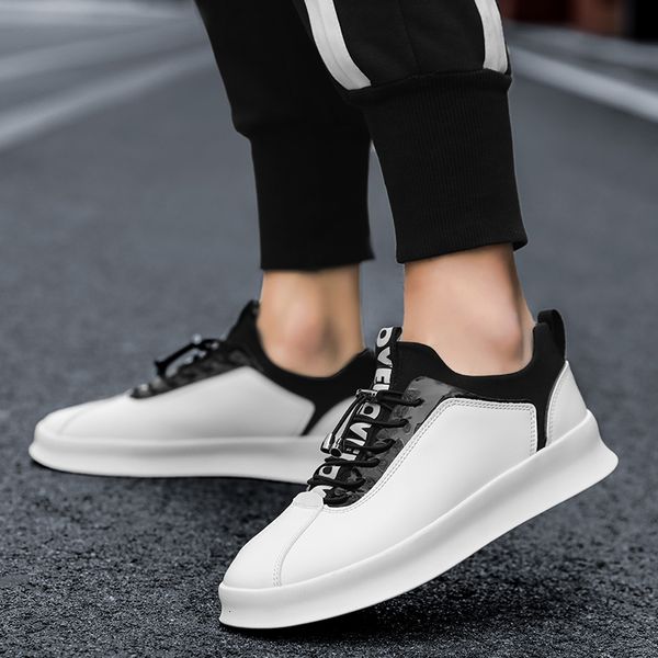 dress shoes new spring fashion casual student breathable board 39-44 white leather sneaker outdoor hiking falts % 8987, Black
dress shoes new spring fashion casual student breathable board 39-44 white leather sneaker outdoor hiking falts % 8987, Black