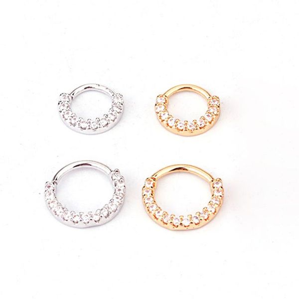 hoop & huggie fashion zircon daith piercing earring small septum hook, Golden;silver
hoop & huggie fashion zircon daith piercing earring small septum hook, Golden;silver