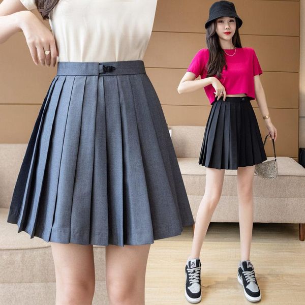 skirts gray pleated skirt female spring summer 2021 suit material college style a-line all-match short trend jupe zh551, Black
skirts gray pleated skirt female spring summer 2021 suit material college style a-line all-match short trend jupe zh551, Black