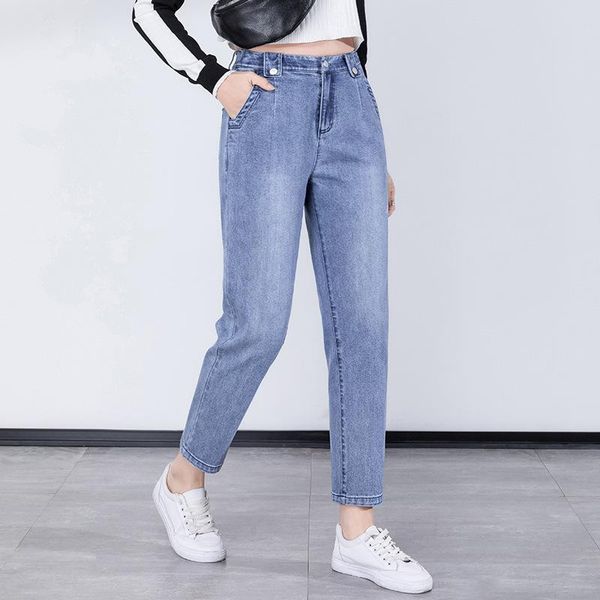 women's jeans a generation of hair pants in spring and summer 2021 denim high waisted loose thin harlem 20302, Blue
women's jeans a generation of hair pants in spring and summer 2021 denim high waisted loose thin harlem 20302, Blue