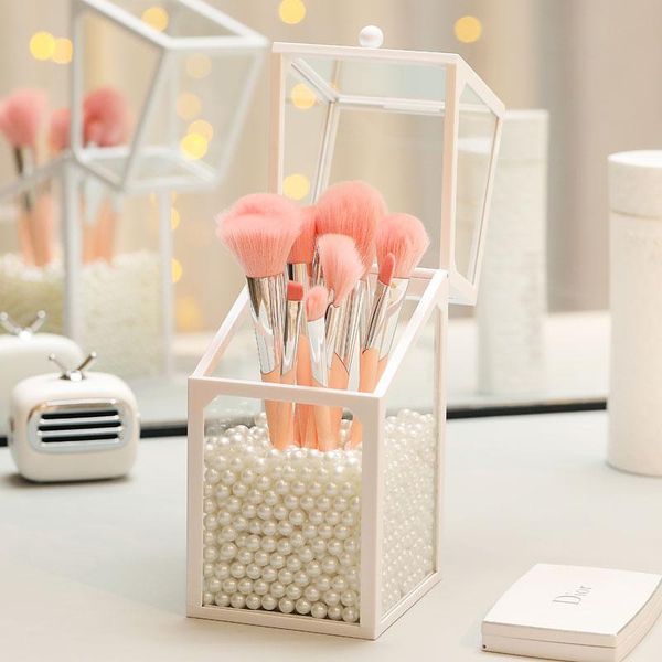 transport make brushes storage plastic makeup organizer cosmetic tool holder with cover brush stand box boxes & bins
transport make brushes storage plastic makeup organizer cosmetic tool holder with cover brush stand box boxes & bins