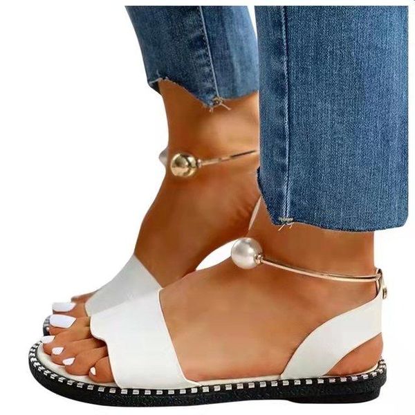 sandals ladies temperament slippers pearl knot design charm open toe set feet 2021 beach flat casual flip flops women's shoes, Black
sandals ladies temperament slippers pearl knot design charm open toe set feet 2021 beach flat casual flip flops women's shoes, Black