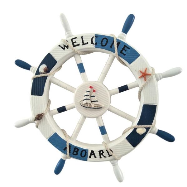 nautical beach mediterranean style wooden boat rudder helmsman wall decor decorative objects & figurines
nautical beach mediterranean style wooden boat rudder helmsman wall decor decorative objects & figurines