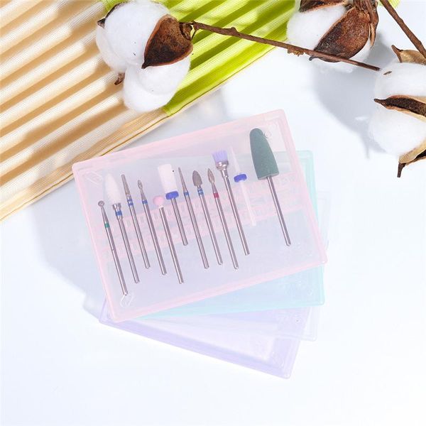 nail art equipment container plastic storage box multicolor rectangle manicure tools drill bits holder, Silver
nail art equipment container plastic storage box multicolor rectangle manicure tools drill bits holder, Silver