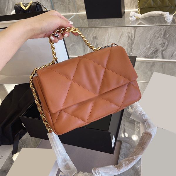 womens 19 series classic flap bags lambskin genuine leather quilted chain totes crossbody shoulder purse grey/black/brown/green 4 colors cho
womens 19 series classic flap bags lambskin genuine leather quilted chain totes crossbody shoulder purse grey/black/brown/green 4 colors cho