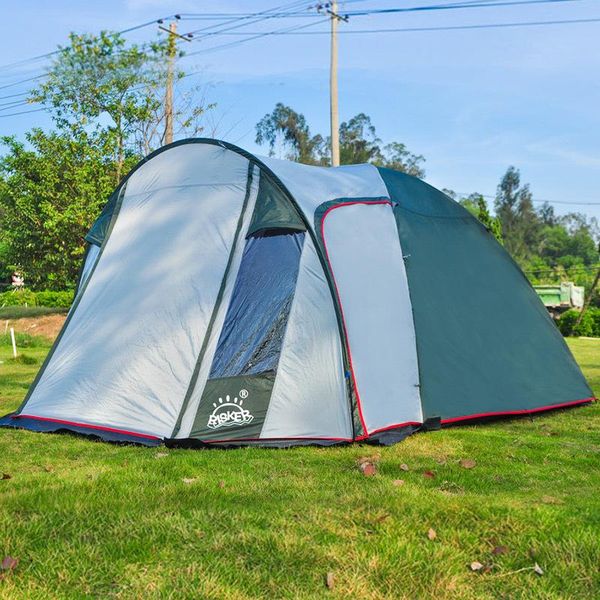 outdoor self-driving camping family tent 1hall 1bedroom 3-4 person double layer rainproof windproof four seasons big space tents and shelter
outdoor self-driving camping family tent 1hall 1bedroom 3-4 person double layer rainproof windproof four seasons big space tents and shelter