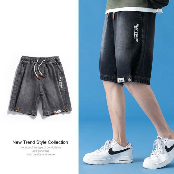 men print denim shorts summer arrival fashion casual elastic male designers black jeans men's, White;black
men print denim shorts summer arrival fashion casual elastic male designers black jeans men's, White;black