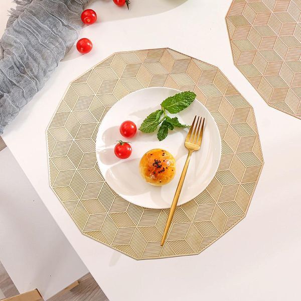 mats & pads table place mat pvc round cube heat insulation pad el decoration with stamping food hollow non-slip placemat
mats & pads table place mat pvc round cube heat insulation pad el decoration with stamping food hollow non-slip placemat