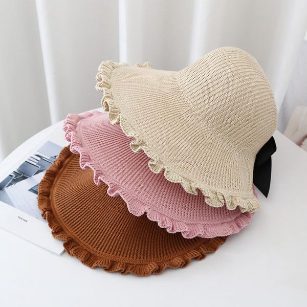 summer holiday beach sun hat for women girls wide brim collapsible portable uv protection straw bow cap hats, Blue;gray
summer holiday beach sun hat for women girls wide brim collapsible portable uv protection straw bow cap hats, Blue;gray