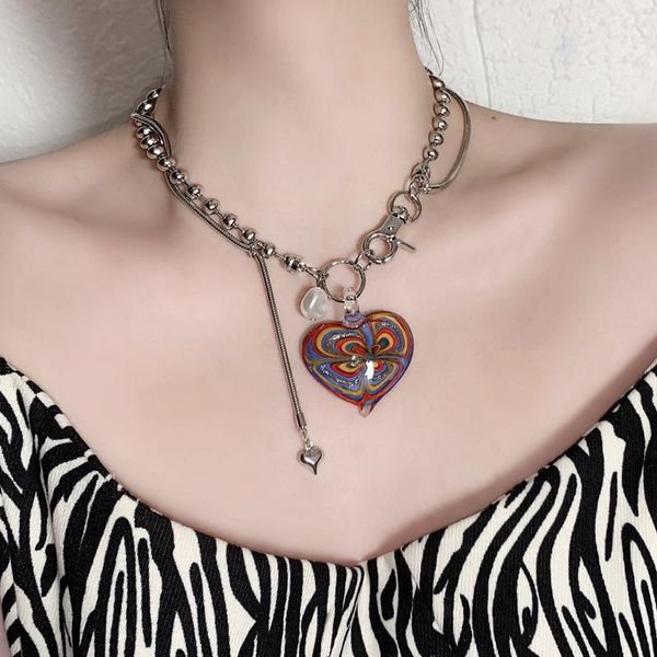 pendant necklaces mogaku ins chokers layered necklace women fashion heart ladies party punk hip hop rapper accessories jewelry, Silver
pendant necklaces mogaku ins chokers layered necklace women fashion heart ladies party punk hip hop rapper accessories jewelry, Silver