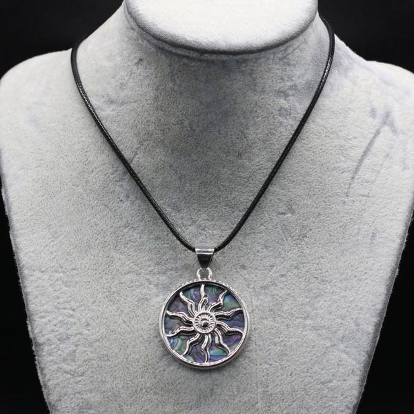 pendant necklaces natural shell flower necklace round shape for women jewelry exquisite gift length 55+5cm, Silver
pendant necklaces natural shell flower necklace round shape for women jewelry exquisite gift length 55+5cm, Silver