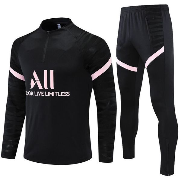 2021/22 hoodie survetement jacket set 2021 2022 men football jackets soccer tracksuit, Black
2021/22 hoodie survetement jacket set 2021 2022 men football jackets soccer tracksuit, Black