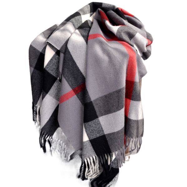 autumn and winter new scarf female british bagh bristled cashmere scarf shawl dual-use thick couple scarfg, Blue;gray
autumn and winter new scarf female british bagh bristled cashmere scarf shawl dual-use thick couple scarfg, Blue;gray