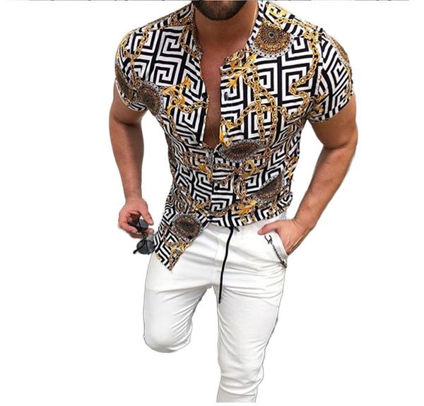 printing slim fit black men's casual shirt short sleeve formal dress shirts male clothing camisa s-3xl, White;black
printing slim fit black men's casual shirt short sleeve formal dress shirts male clothing camisa s-3xl, White;black