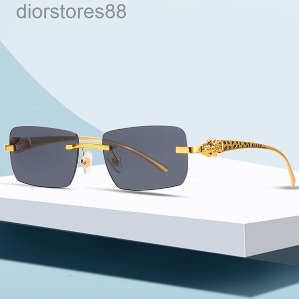 sunglass glasses leopard head square es men's trend frameless metal women's fashion versatile, White;black
sunglass glasses leopard head square es men's trend frameless metal women's fashion versatile, White;black