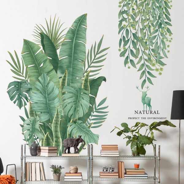 tropical plant banana leaf diy mural wall sticker living room background decal stickers
tropical plant banana leaf diy mural wall sticker living room background decal stickers