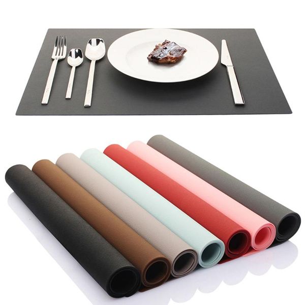 modern pu leather placemat non-slip heat insulation dish bowl pad waterproof oilproof home dining table mesa protection mat mats & pads
modern pu leather placemat non-slip heat insulation dish bowl pad waterproof oilproof home dining table mesa protection mat mats & pads