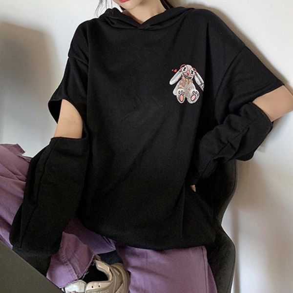 women's hoodies & sweatshirts women autumn clothing korean style versatile student fun cartoon, Black
women's hoodies & sweatshirts women autumn clothing korean style versatile student fun cartoon, Black