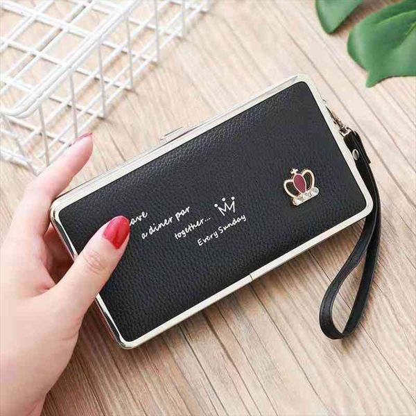 womens wallet long cute crown japan south korea lunch box clutch phone bag card holder hand strap ladys 500, Red;black
womens wallet long cute crown japan south korea lunch box clutch phone bag card holder hand strap ladys 500, Red;black