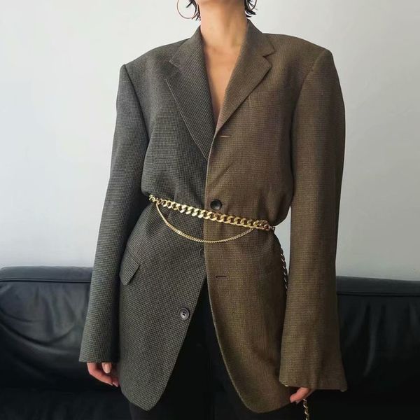 women's suits & blazers za autumn yin yang color wool contrast cloth blazer vintage long female manga outerwear chic roqc, White;black
women's suits & blazers za autumn yin yang color wool contrast cloth blazer vintage long female manga outerwear chic roqc, White;black