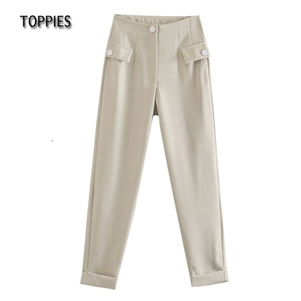 woman suit pants high waist trousers zipper fake pockets female rolled hem streetwear 210421, Black;white
woman suit pants high waist trousers zipper fake pockets female rolled hem streetwear 210421, Black;white