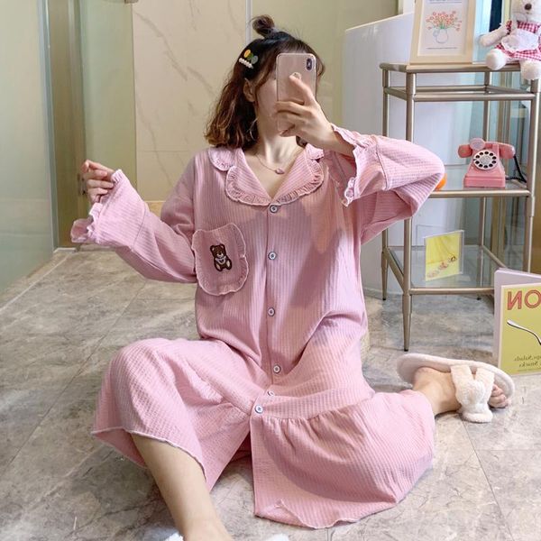 women's sleepwear women nightgown kawaii bear spring autumn sleepdress harajuku ladies anime cartoon nightdress v neck cotton princess, Black;red
women's sleepwear women nightgown kawaii bear spring autumn sleepdress harajuku ladies anime cartoon nightdress v neck cotton princess, Black;red