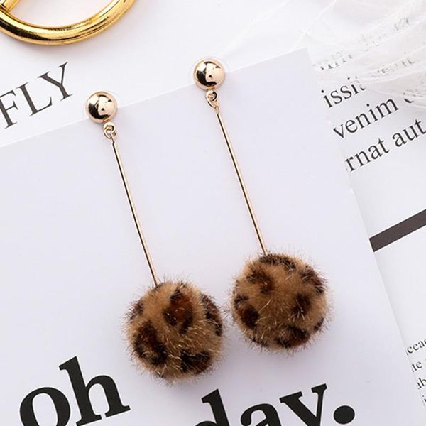 winter warm s925 silver needle long leopard pompom drop earrings for women korean sweet gold stick ball earring dangle & chandelier
winter warm s925 silver needle long leopard pompom drop earrings for women korean sweet gold stick ball earring dangle & chandelier