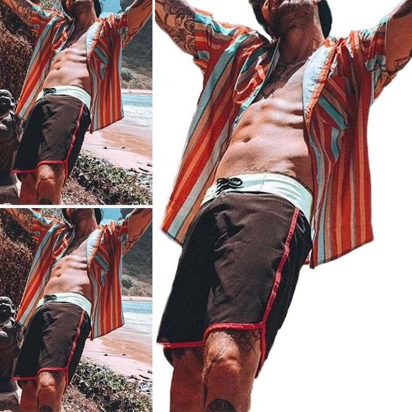 men's casual shirts incerun men fashion striped short sleeve lapel button streetwear chic brand hawaiian beach s-3xl, White;black
men's casual shirts incerun men fashion striped short sleeve lapel button streetwear chic brand hawaiian beach s-3xl, White;black