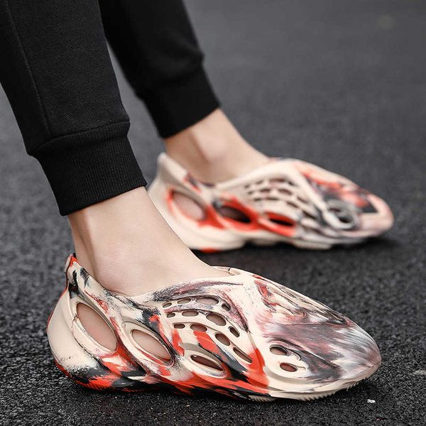 summer large men's sandals ins camouflage lovers coconut hole shoes ins fashion hollow roman beach shoes, Black
summer large men's sandals ins camouflage lovers coconut hole shoes ins fashion hollow roman beach shoes, Black