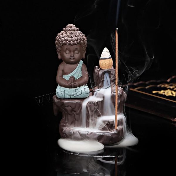 sachet bags 20pc incense cones + burner creative home decor the little monk small buddha censer backflow use in teahouse
sachet bags 20pc incense cones + burner creative home decor the little monk small buddha censer backflow use in teahouse
