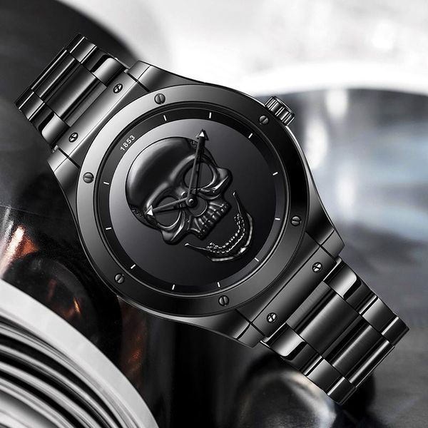 wristwatches 2021 lige fashion black skull mens watches classic watch men quartz clock male waterproof sport chronograph, Slivery;brown
wristwatches 2021 lige fashion black skull mens watches classic watch men quartz clock male waterproof sport chronograph, Slivery;brown