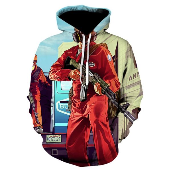 men's hoodies & sweatshirts spring and autumn gat 5 3d men women fashion casual sweatshirt clothing hooded coats, Black
men's hoodies & sweatshirts spring and autumn gat 5 3d men women fashion casual sweatshirt clothing hooded coats, Black