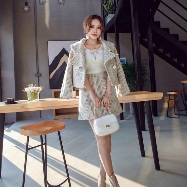 women's suits & blazers two piece winter coat office lady tuxedos formal work blazer, White;black
women's suits & blazers two piece winter coat office lady tuxedos formal work blazer, White;black