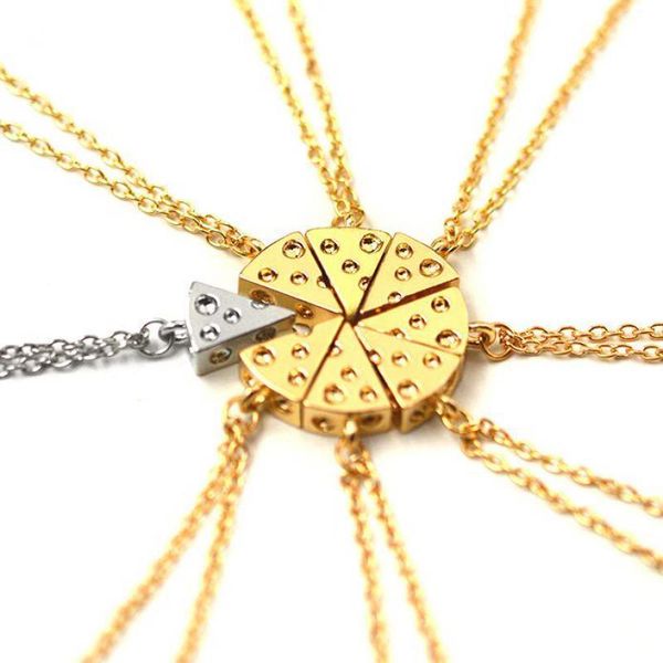pendant necklaces 8pcs/set minimalist 3d tiny charm gold color dainty cheese pizza necklace jewelry friendship, Silver
pendant necklaces 8pcs/set minimalist 3d tiny charm gold color dainty cheese pizza necklace jewelry friendship, Silver