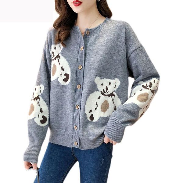 women's knits & tees saleqi spring autumn knit cardigan jacket 2021 fashion cartoon print sweater casual knitwear female, White
women's knits & tees saleqi spring autumn knit cardigan jacket 2021 fashion cartoon print sweater casual knitwear female, White