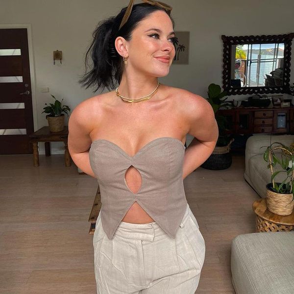 women's tanks & camis seasons solid women sleeveless tube cut out crop 2021 summer autumn strapless streetwear outfit fashion underwear, White
women's tanks & camis seasons solid women sleeveless tube cut out crop 2021 summer autumn strapless streetwear outfit fashion underwear, White