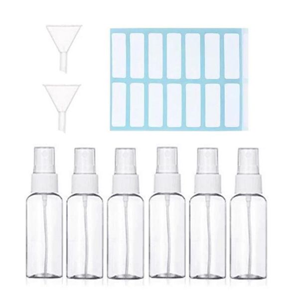 storage bottles & jars 6pcs spray bottle water empty transparent + 2pcs fast filling funnels portable travel
storage bottles & jars 6pcs spray bottle water empty transparent + 2pcs fast filling funnels portable travel