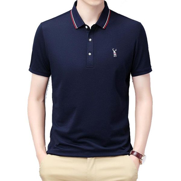 men's polos mens shirt 100% cotton brand logo short sleeve for summer white smart business fashion casual a07161156, White;black
men's polos mens shirt 100% cotton brand logo short sleeve for summer white smart business fashion casual a07161156, White;black