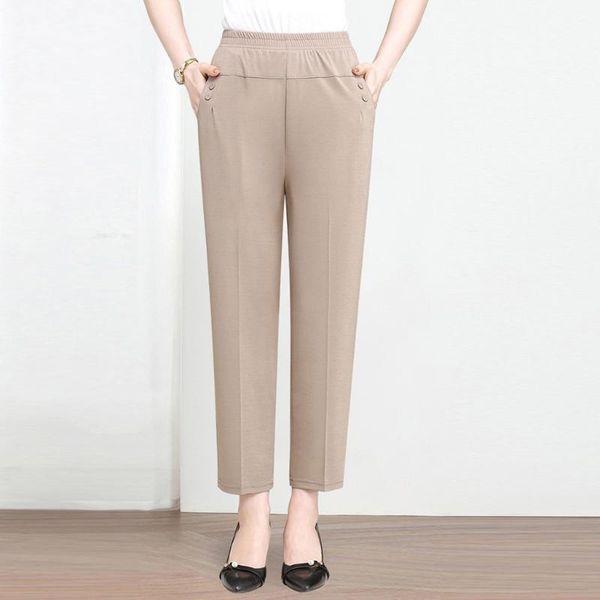 women's pants & capris fashion women solid pocket high waist trousers bottom casual thin straight loose nine points 18g3, Black;white
women's pants & capris fashion women solid pocket high waist trousers bottom casual thin straight loose nine points 18g3, Black;white