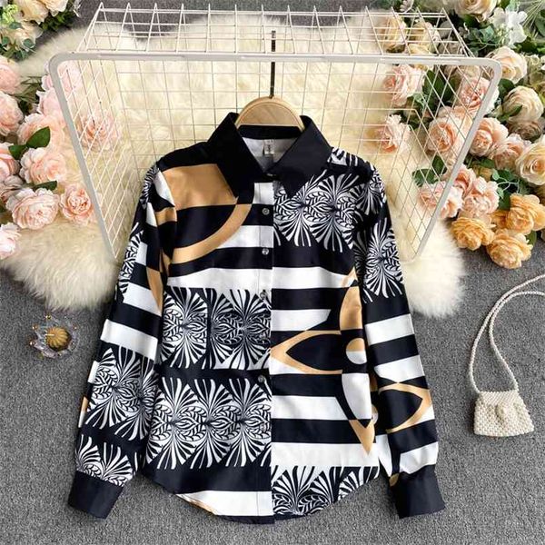 women's spring fashion blouse europe station ins turn down collar long sleeve versatile niche print shirt d0114 210506, White
women's spring fashion blouse europe station ins turn down collar long sleeve versatile niche print shirt d0114 210506, White