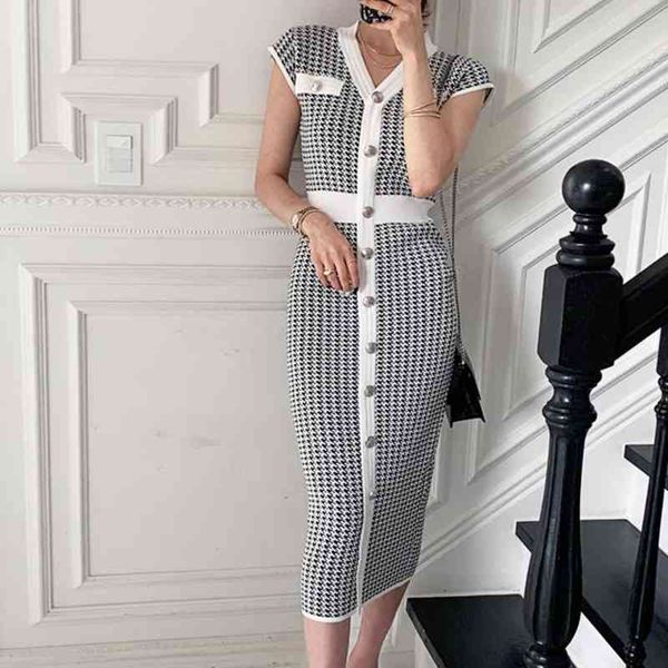 casual dresses 2021 korean vintage houndstooth knitting women v-neck button slim sweater long summer robe femme vestidos 5xjq, Black;gray
casual dresses 2021 korean vintage houndstooth knitting women v-neck button slim sweater long summer robe femme vestidos 5xjq, Black;gray