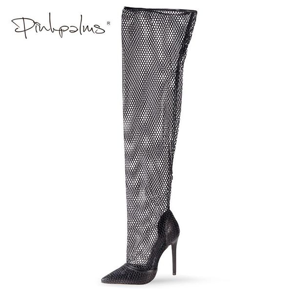 boots pinkpalms shoes women summer mesh over-the-knee rome high heels fashion party prom thigh, Black
boots pinkpalms shoes women summer mesh over-the-knee rome high heels fashion party prom thigh, Black