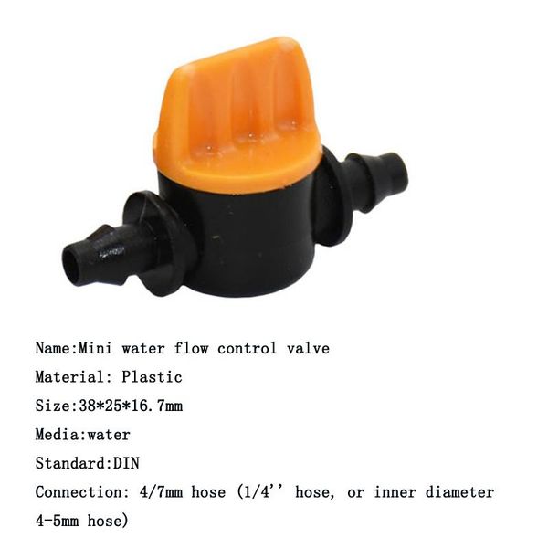 watering equipments 5-10pc mini flow control valve with 4/7mm hose garden irrigation barbed water agriculture tools drip fittings
watering equipments 5-10pc mini flow control valve with 4/7mm hose garden irrigation barbed water agriculture tools drip fittings