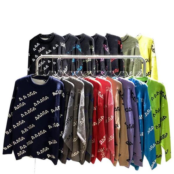 2021 fashion paris autumn warm men's sweater designer senior sweaters loose and comfortable soft long men women couples with the same s, White;black
2021 fashion paris autumn warm men's sweater designer senior sweaters loose and comfortable soft long men women couples with the same s, White;black