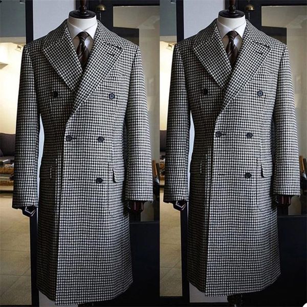 men's suits & blazers wool men houndstooth 1 pieces double breasted jacket slim fit handsome tuxedo peaked lapel blazer foamal business, White;black
men's suits & blazers wool men houndstooth 1 pieces double breasted jacket slim fit handsome tuxedo peaked lapel blazer foamal business, White;black
